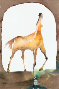 Cornelia Schleime, Der prekäre Schnitt, 2019, Lot 9, 9.520 € inkl. MwSt.